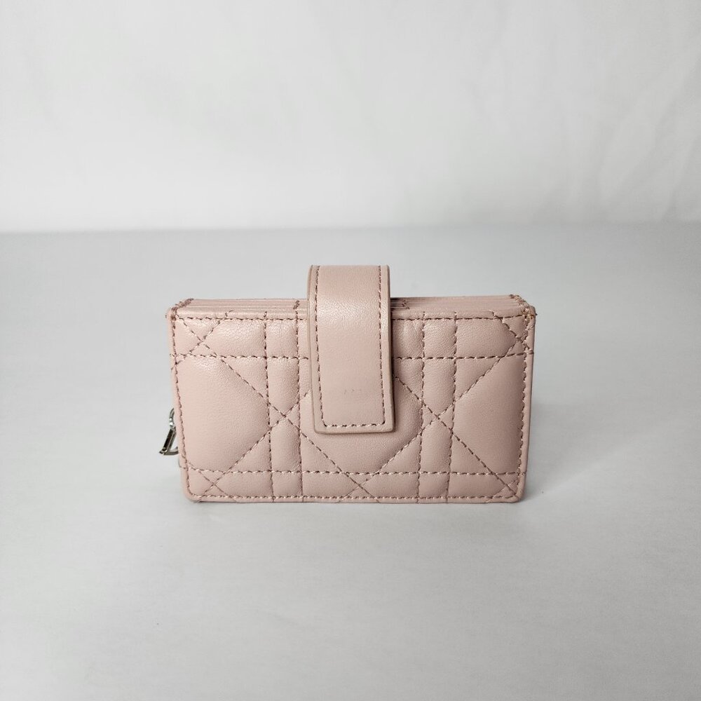 Christian Dior Lady Dior 5-gusset Card Holder (Sand)